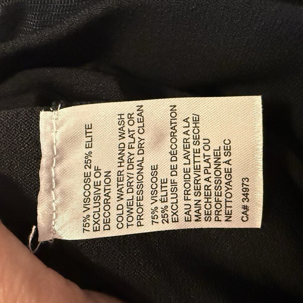 Autumn Cashmere Gathered Tulle Midi Skirt Black Womens Size Small - Picture 6 of 8